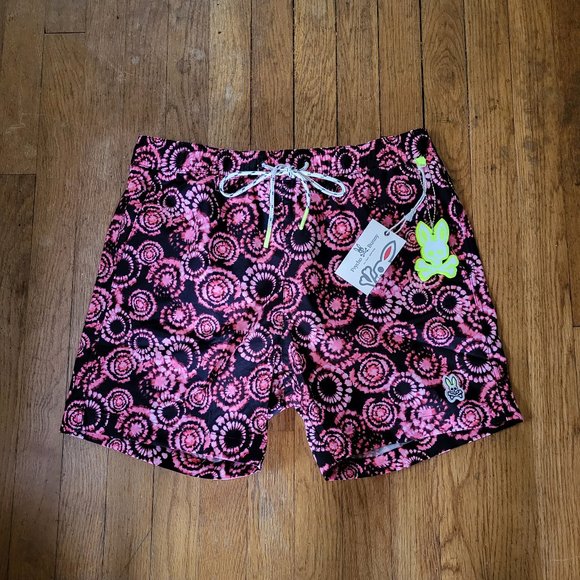 Psycho Bunny Men's Padstow Swim Trunks - S - NWT - Picture 1 of 10